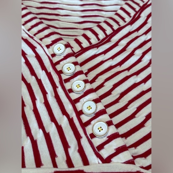 Anthropologie Maeve Paladino Textured Wrap Dress Size Small - Picture 12 of 16